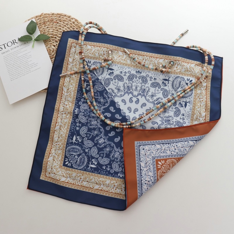 Dvostrano otisnuta crossbody bucket torba, velika zapremina za putovanja