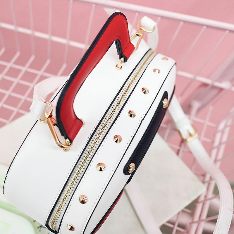 Personalizirana torba za uređaj za snimanje zvuka, ženska mala crossbody torbica u kontrastnim bojama, korejskog stila, model 2026