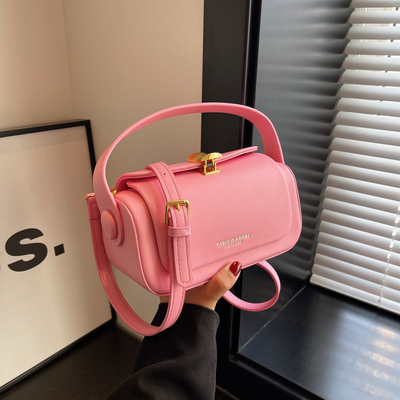 Ženska mala kvadratna torbica kutije, s jednom naramenicom, crossbody, retro stil, PU koža