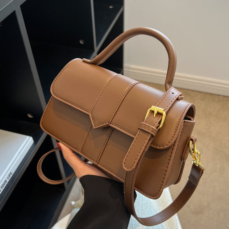 Ženska crossbody torba kvadratnog oblika, modernog stila, visoka kvaliteta materijala, model 2025