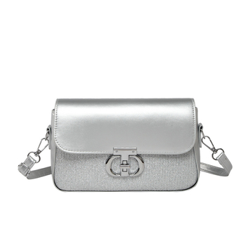 Ženska PU kožna mala kvadratna crossbody torba – gradski stil, retro dizajn