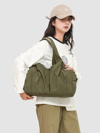Unisex putna torba velikog kapaciteta, lagana najlon torba preko ramena u korejskom stilu