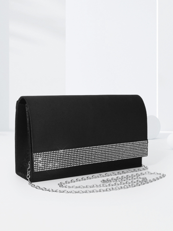 Večernja clutch s lancem, mala, moderna minimalistička torba, lagani luksuz, s poklopcem, novi model