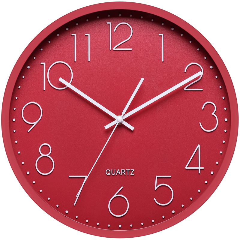 YZ ceas de perete de 14 inchi pentru uz casnic, ceas cu quartz silențios, montat pe perete, față unică