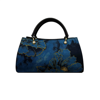 Ženska torbica preko ramena u kineskom stilu, Xiangyun yarn tekstil, vintage večernja crossbody torbica