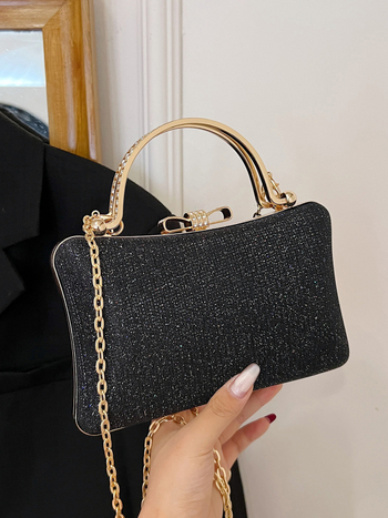2024 nova ženska večernja torbica, minimalistički dizajn, torba preko ramena i crossbody s lancem, baguette stil