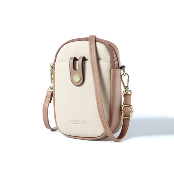 PU koža crossbody torba za telefon, minimalistički dizajn, kompaktna ženska torba