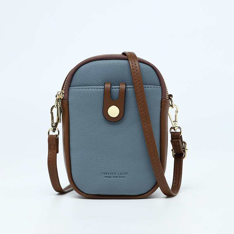 PU koža crossbody torba za telefon, minimalistički dizajn, kompaktna ženska torba
