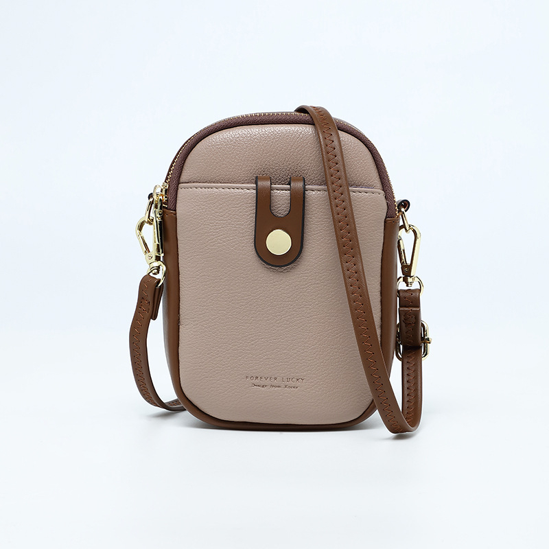 PU koža crossbody torba za telefon, minimalistički dizajn, kompaktna ženska torba