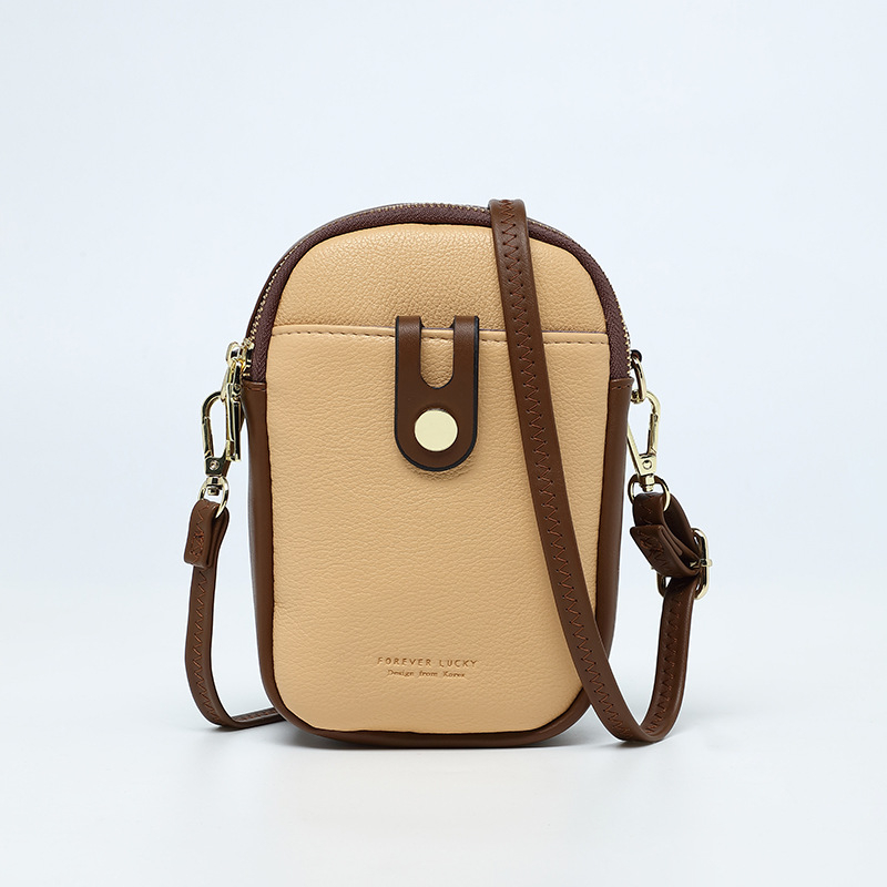 PU koža crossbody torba za telefon, minimalistički dizajn, kompaktna ženska torba