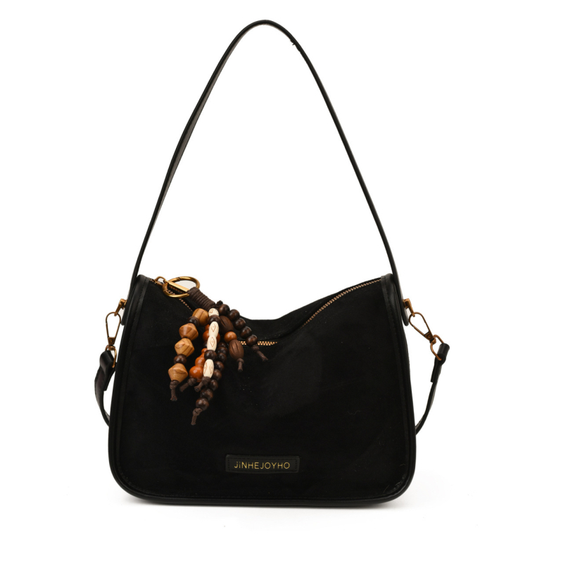 Ženska torba za jesen u retro stilu od mat semiša, crossbody, casual i stilna