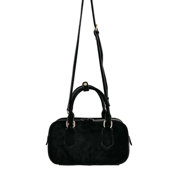 Jesen-zimska pliš torba od velura, mala kvadratna crossbody torba s džepom za telefon, retro stil