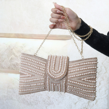 Dijamantima ukrašena večernja clutch torbica s remenom preko ramena, ženska mala torbica