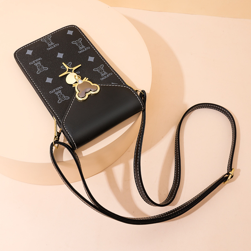 Ženska torbica za mobitel s dodirnim zaslonom – 2026 jesen-zima, novi stil, uspravna mala crossbody torba