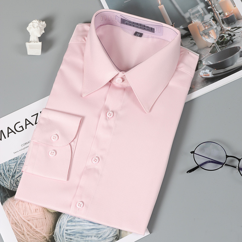 Muška slim-fit košulja s dugim rukavima, francuskog stila ovratnik, poslovno-ležerni stil, bez glačanja