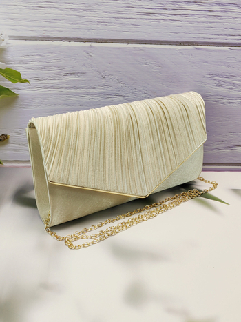 Clutch od imitacije svile, s lancem, večernja torbica, velika zapremina, više boja