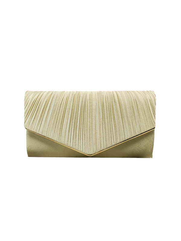 Clutch od imitacije svile, s lancem, večernja torbica, velika zapremina, više boja