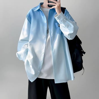Muška košulja s kratkim rukavima u američkom stilu, lagana za ljeto, retro streetwear, slobodan kroj.
