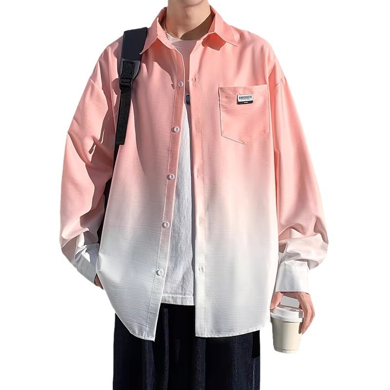 Muška košulja s kratkim rukavima u američkom stilu, lagana za ljeto, retro streetwear, slobodan kroj.