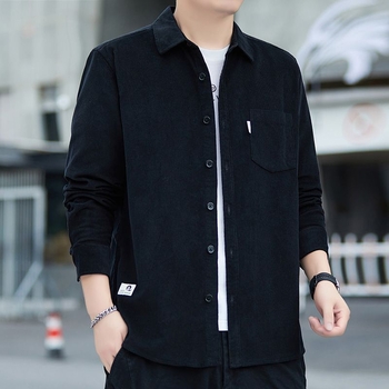 Muška košulja od corduroya – proljeće i jesen moda, casual stil