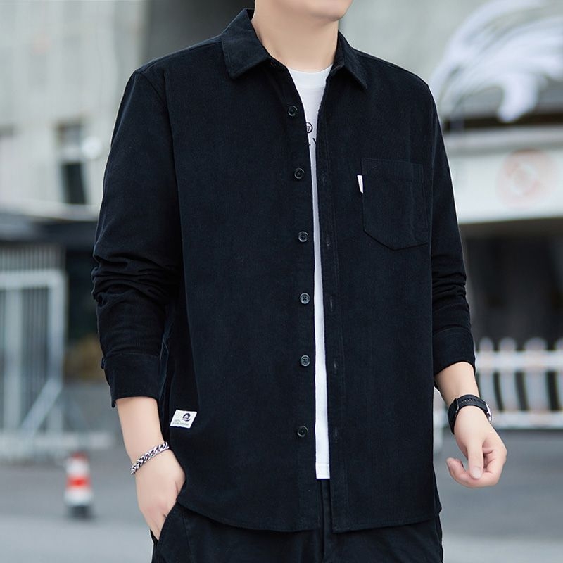 Muška košulja od corduroya – proljeće i jesen moda, casual stil