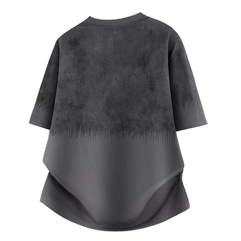 HL Ljeto: novo muško T-shirt s okruglim izrezom, kratkim rukavima, prozračna, s blok boja i prugama