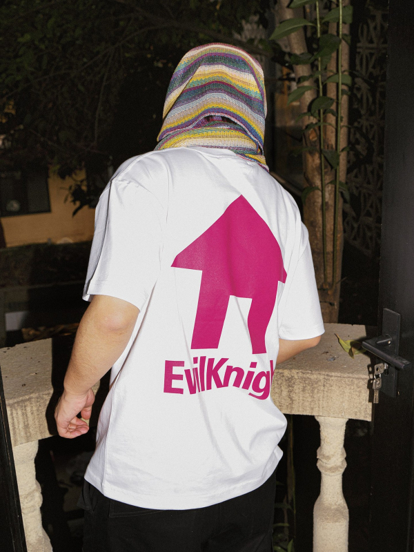 EK House logo, 320 g teška pamuk, američka majica s kratkim rukavima, ležernog kroja, okrugli izrez, muškarcima