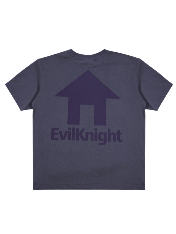 EK House logo, 320 g teška pamuk, američka majica s kratkim rukavima, ležernog kroja, okrugli izrez, muškarcima