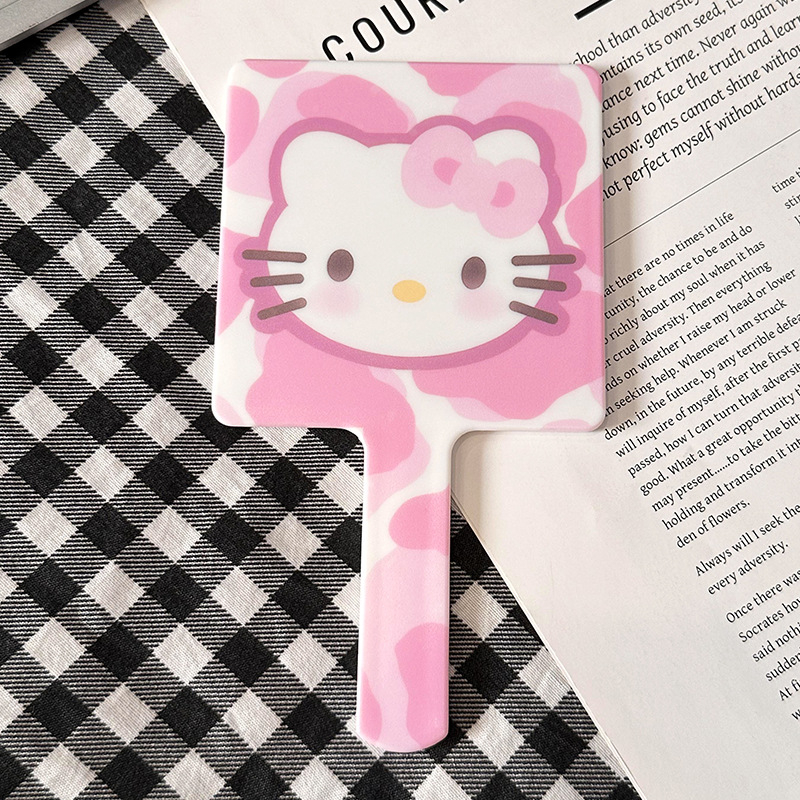 Kitty macska kézben tartható tükör – hordozható sminktükör útközben