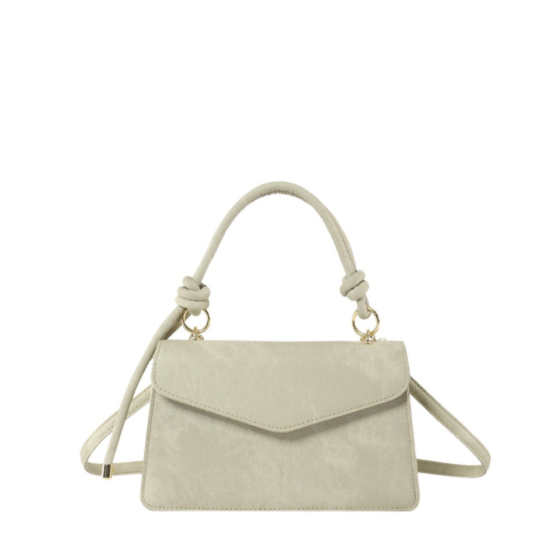 2025 nova ženska torbica u korejskom stilu, jednobojna, retro minimalistički dizajn, mala kvadratna crossbody torba