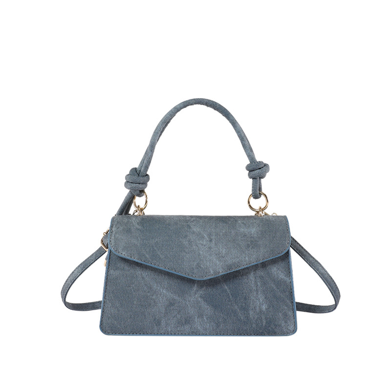 2025 nova ženska torbica u korejskom stilu, jednobojna, retro minimalistički dizajn, mala kvadratna crossbody torba