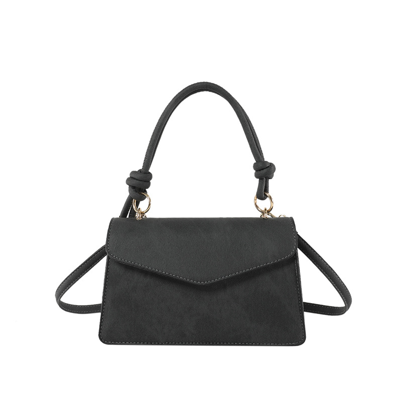 2025 nova ženska torbica u korejskom stilu, jednobojna, retro minimalistički dizajn, mala kvadratna crossbody torba