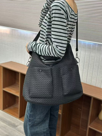 Nylon torba za rame velike kapacitete, s više džepova, ženski casual stil korejskog dizajna