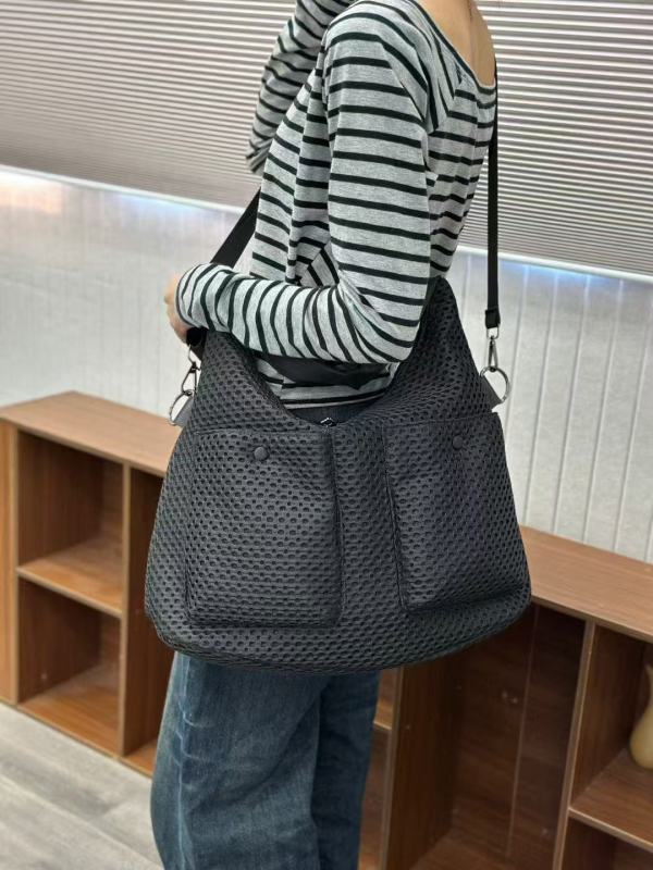 Nylon torba za rame velike kapacitete, s više džepova, ženski casual stil korejskog dizajna