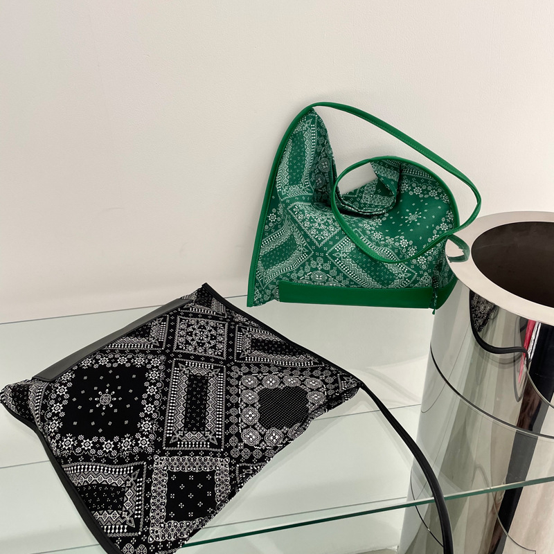 Korejski stil, platnena torba s Paisley otiskom, etnički dizajn, velika kapaciteta, ženska torba za rame i crossbody