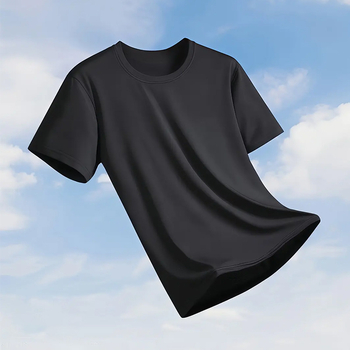 Tricou masculin cu mâneci scurte, vară, respirabil, uscare rapidă Ice Silk, pentru antrenament și alergare
