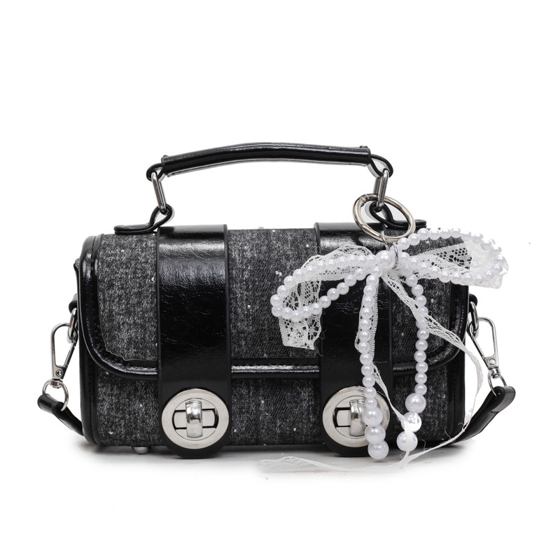 Ženska mini kvadratna PU torba s crossbody remenom, proljeće 2025, stil jastuka, podstava od najlona