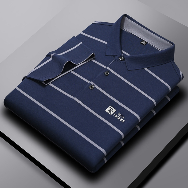 Muški ljetni T‑shirt od ice silk s kratkim rukavima, ležeran kroj, casual s nano rupicama