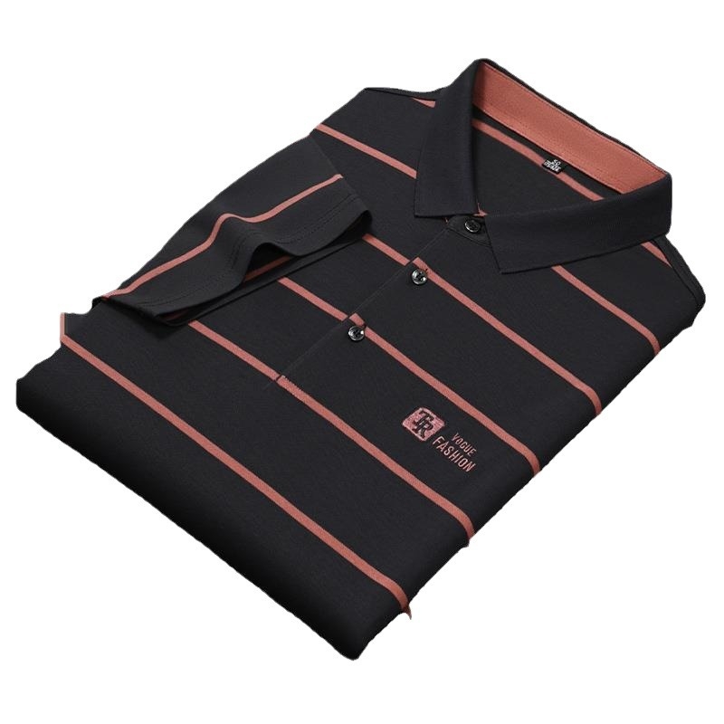 Muški ljetni T‑shirt od ice silk s kratkim rukavima, ležeran kroj, casual s nano rupicama