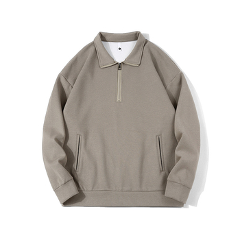 Muška jesen-zimska polo jakna, slobodnog kroja, stojeći ovratnik, flis podstava, teška, američki stil