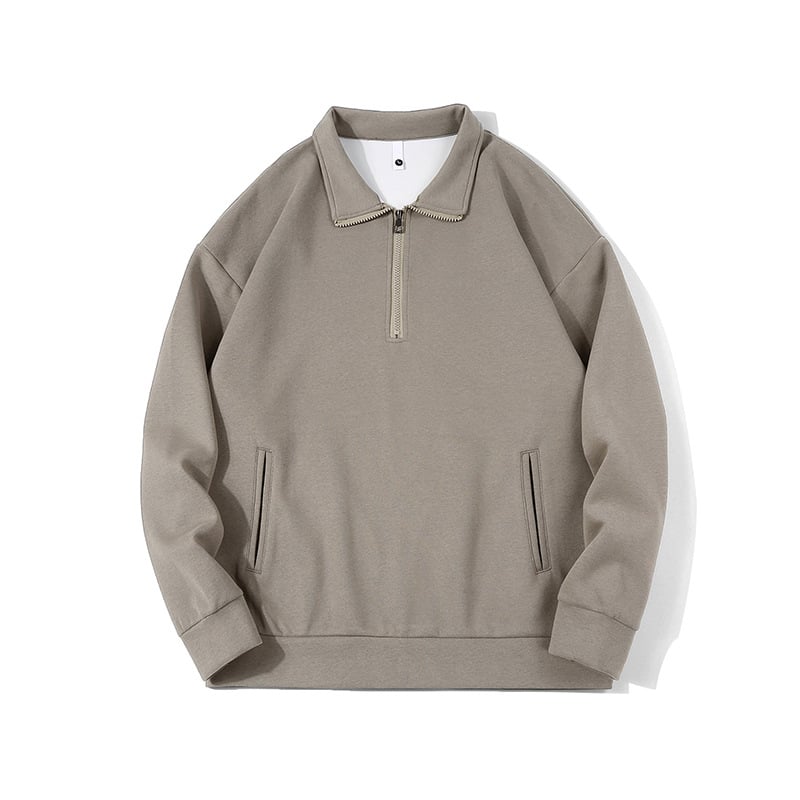 Muška jesen-zimska polo jakna, slobodnog kroja, stojeći ovratnik, flis podstava, teška, američki stil