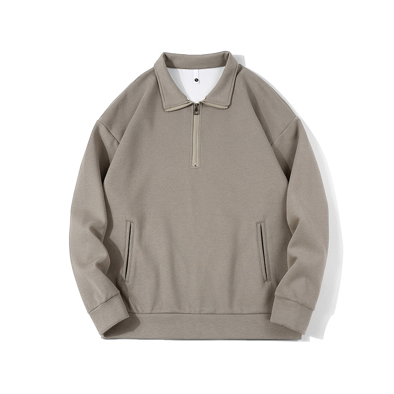 Muška jesen-zimska polo jakna, slobodnog kroja, stojeći ovratnik, flis podstava, teška, američki stil