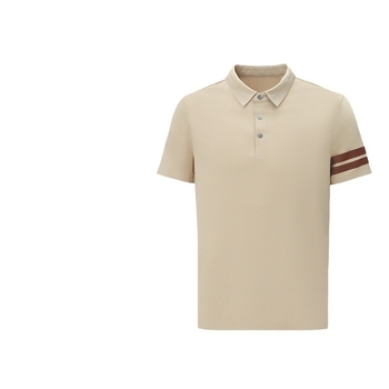 Muška polo kratkih rukava, talijanski stil luksuza, prozračna mrežasta tkanina s uzorkom pčelinje ćelije