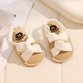 Ljetne bebi sandale za dob 3-6-12-15 mjeseci, unisex, protuklizne mekane đonove za hodanje