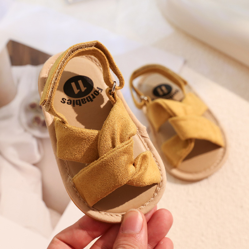 Ljetne bebi sandale za dob 3-6-12-15 mjeseci, unisex, protuklizne mekane đonove za hodanje