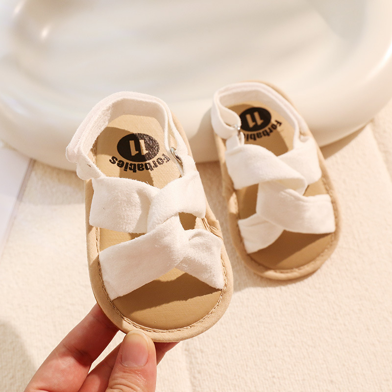 Ljetne bebi sandale za dob 3-6-12-15 mjeseci, unisex, protuklizne mekane đonove za hodanje