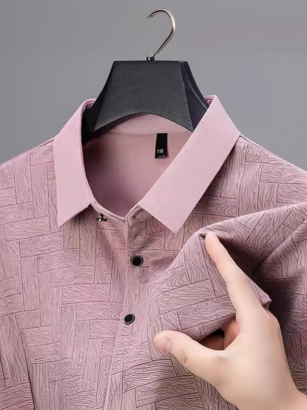 Muška polo majica s kratkim rukavima, otisak, ležerni poslovni stil