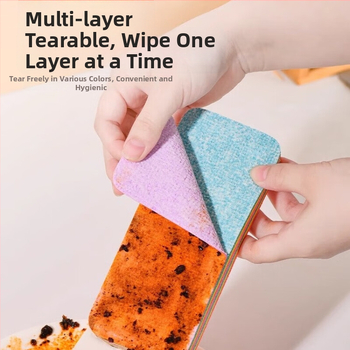Višeslojna microfiber krpa za posuđe, vrlo upijajuća, bez dlačica, za uklanjanje masnih mrlja