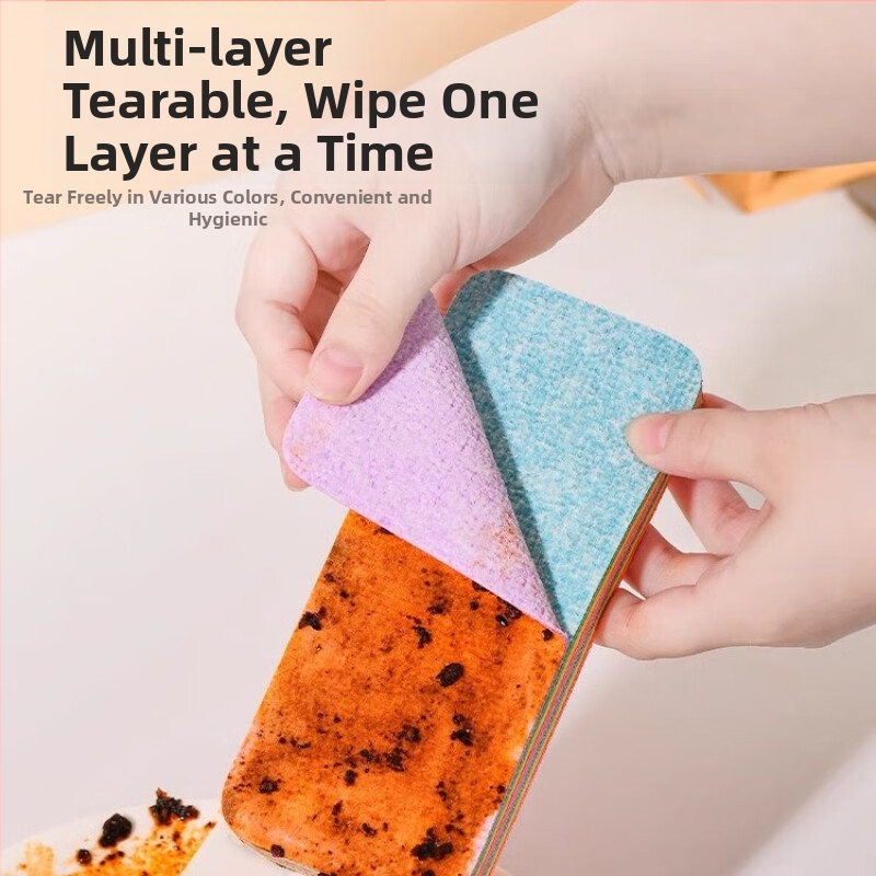 Višeslojna microfiber krpa za posuđe, vrlo upijajuća, bez dlačica, za uklanjanje masnih mrlja
