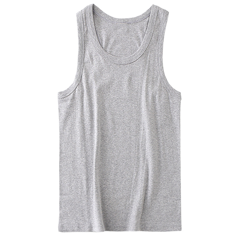 100% pamuk muški rebrasti tank top, uski kroj, za sve sezone